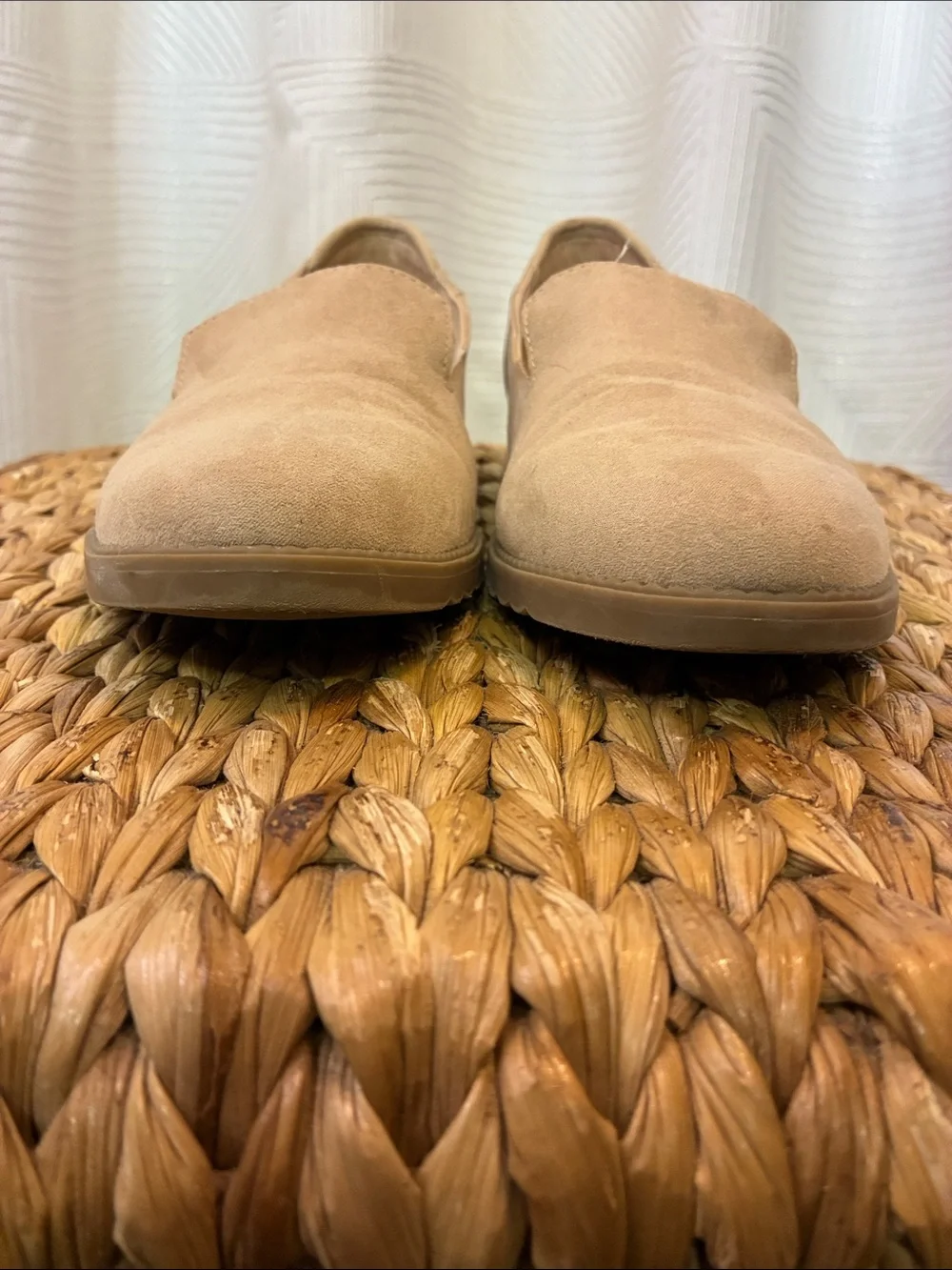 Dr. Scholl's Women's Suede Slip-On Loafer in Tan
